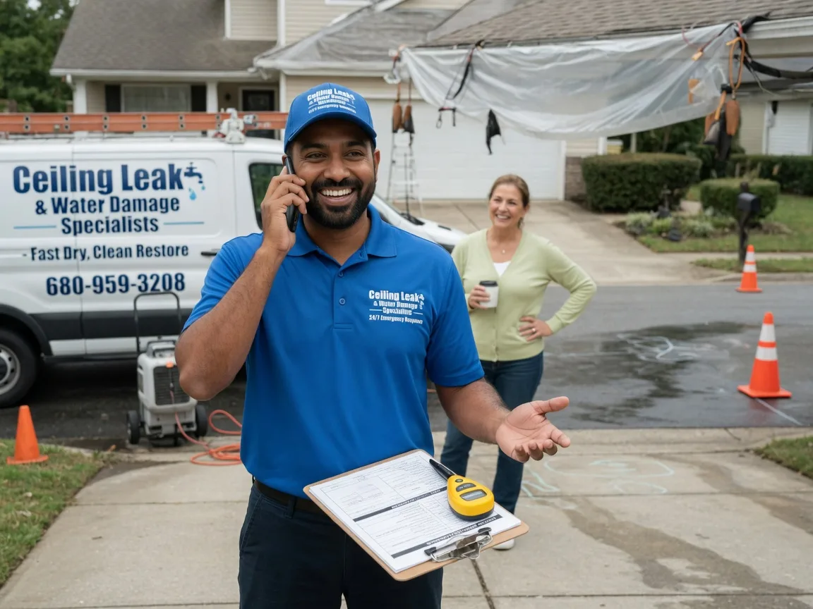 Ceiling Leak Cleanup Dewitt, IL FAQs